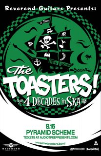 										Event poster for The Toasters + Sailor Kicks + Big Timmy & The Heavy Chevys
									