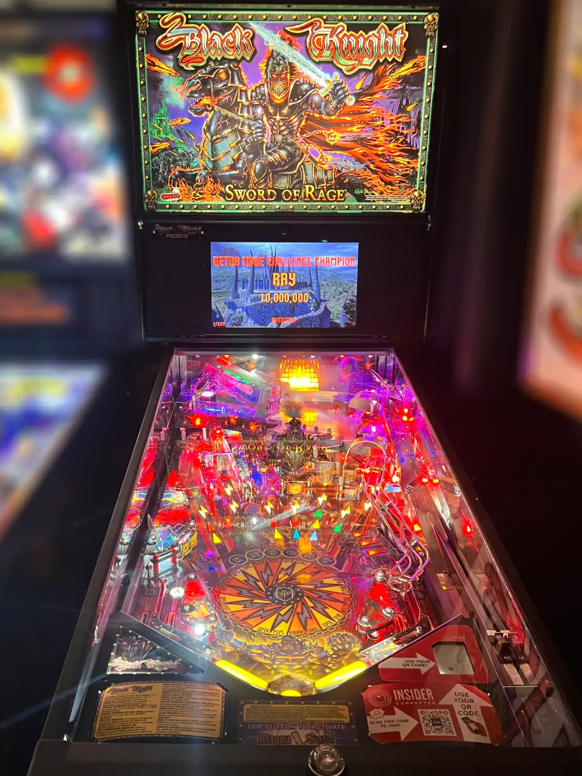 Black Knight Sword of Rage pinball machine