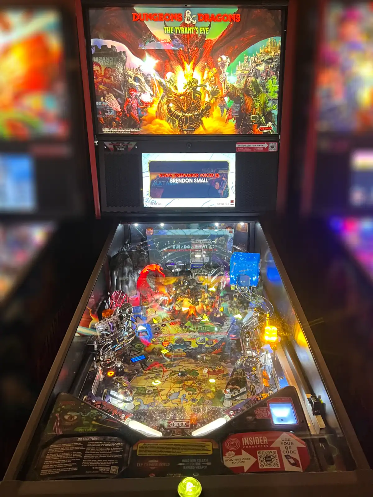 Dungeons & Dragons The Tyrant's Eye pinball machine
