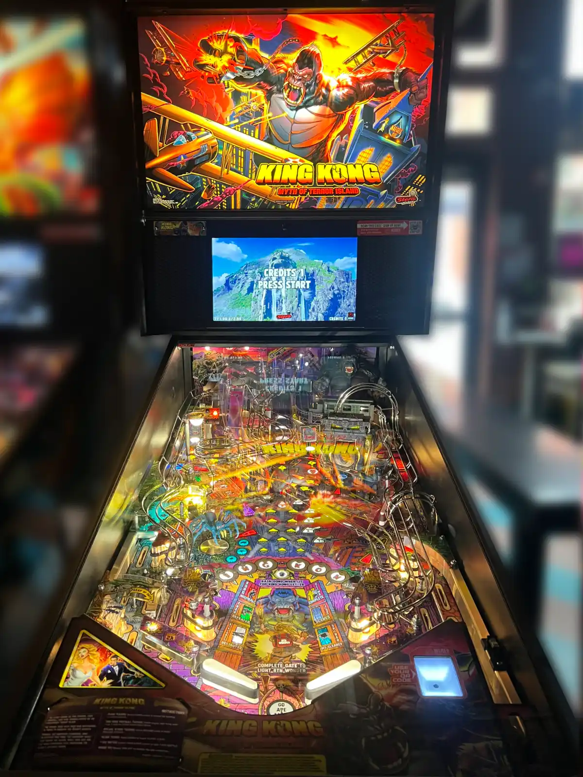King Kong pinball machine