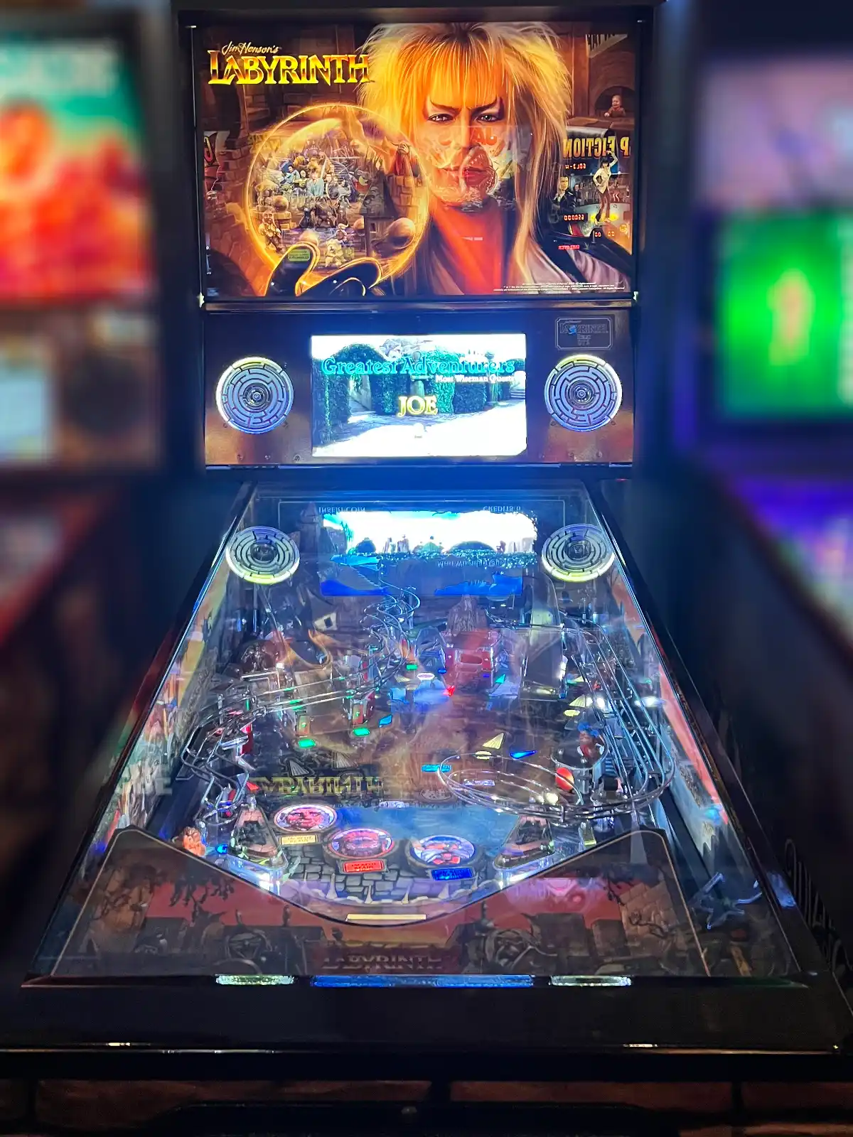Labyrinth pinball machine
