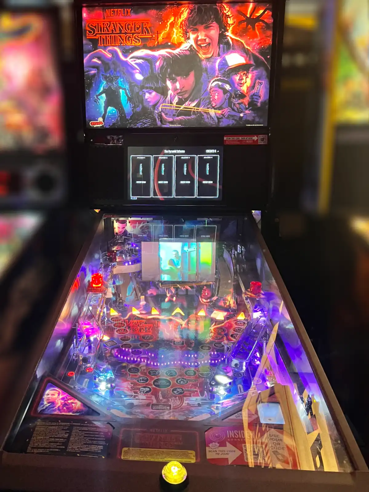 Netflix Stranger Things premium pinball machine