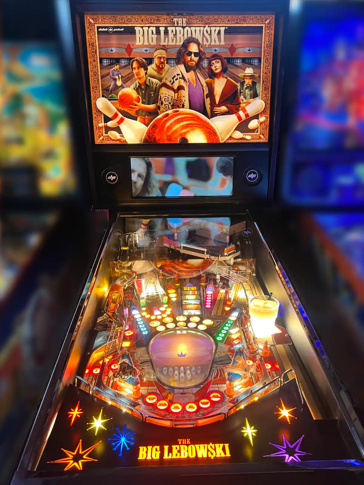 The Big Lebowski pinball machine