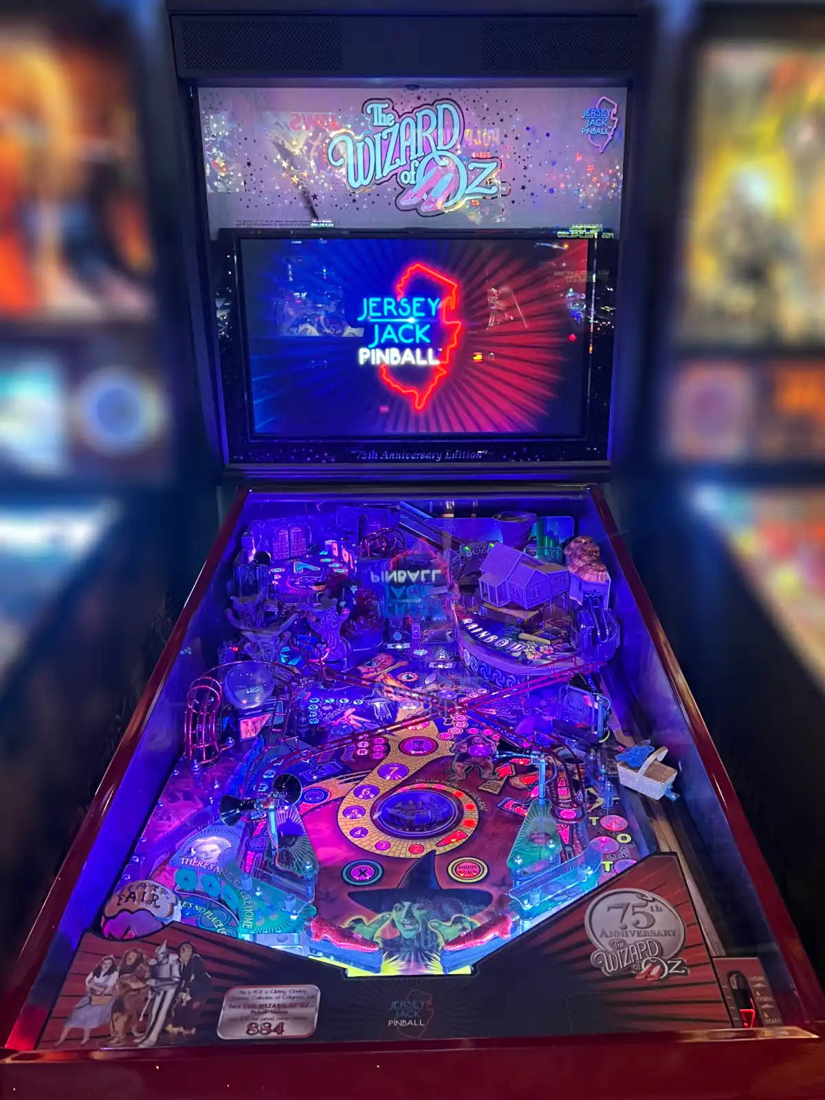 The Wizard of Oz pinball machine