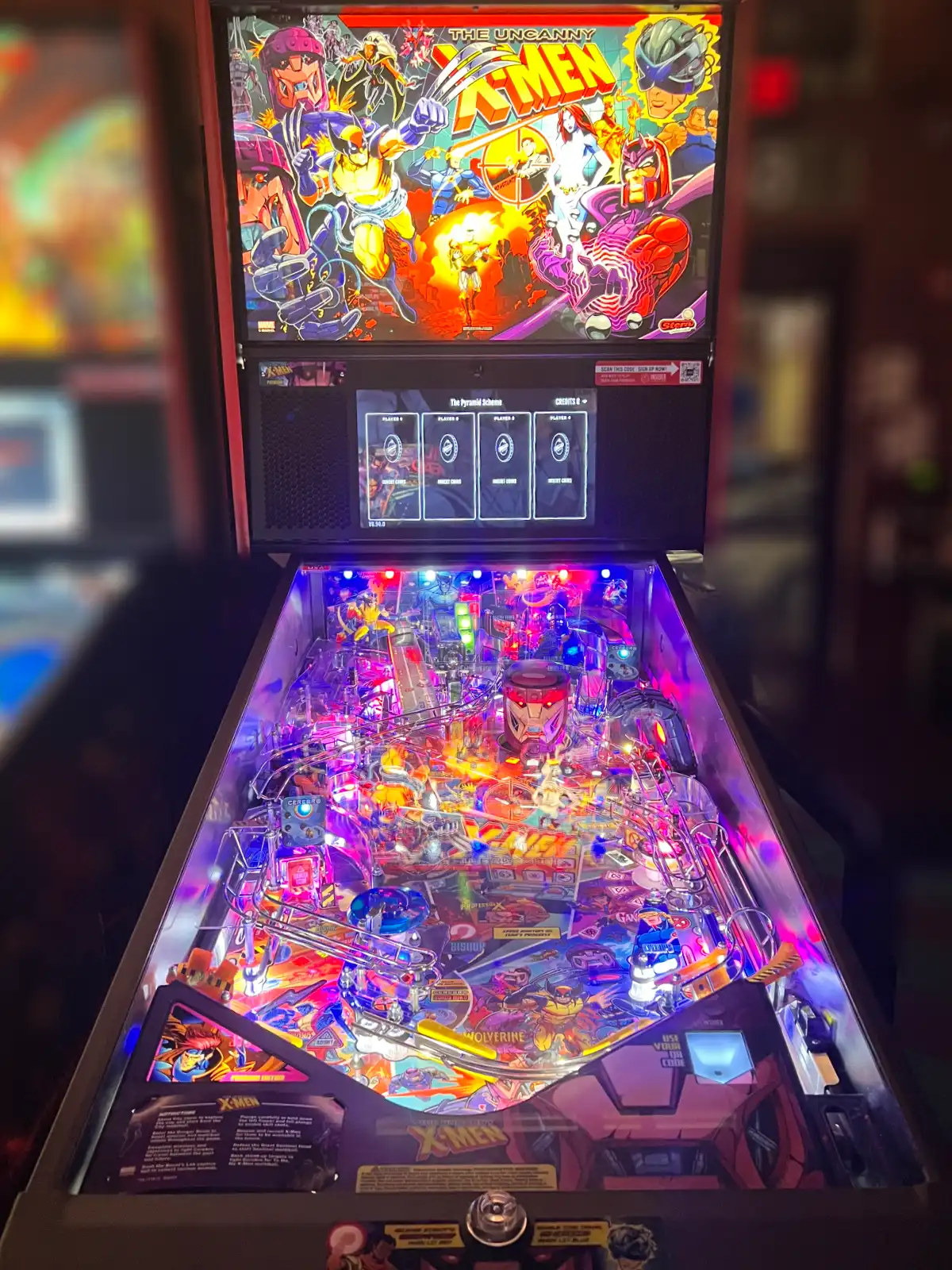 The Uncanny X-Men pinball machine
