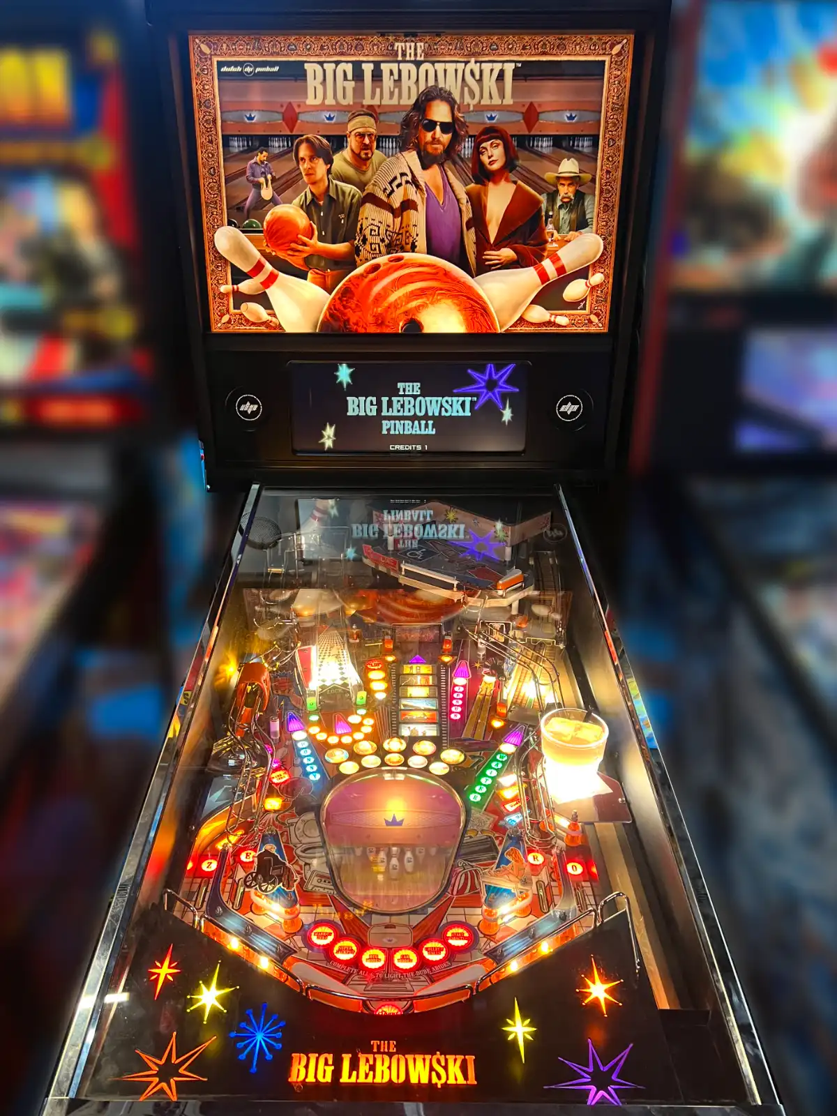 The Big Lebowski pinball machine