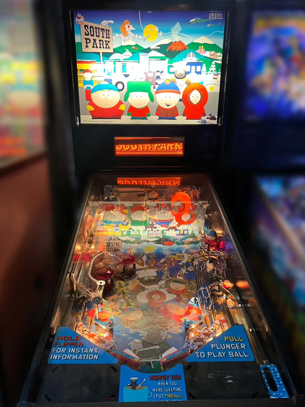 South Park pinball machine