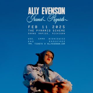 										Event poster for Ally Evenson + marsfade + Emma Bieniewicz
									