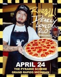 Event poster for RUSSELL! “Dearly Loved” Tour 2.0 + Omar Pierce