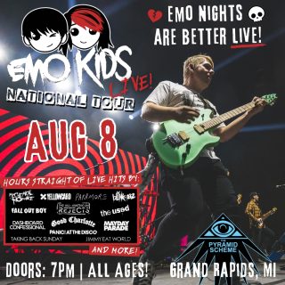 										Event poster for Emo Kids: A Live Band Tribute to Emo
									