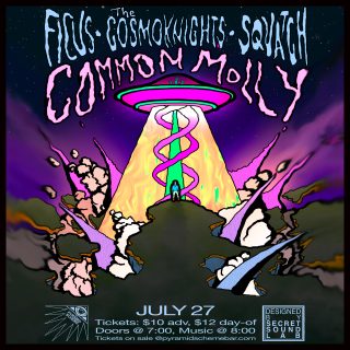 										Event poster for Ficus + The Cosmoknights + Squatch + Common Molly
									