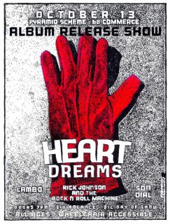										Event poster for Heart Dreams (Album Release) + Lambo + Rick Johnson Rock-N-Roll Machine + Son Dial
									
