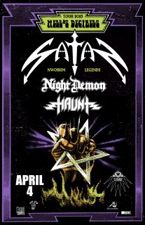 										Event poster for Satan + Night Demon + The Haunt
									